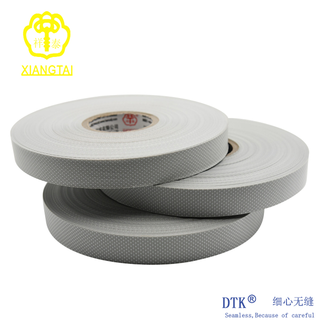 100%PU 雨衣白色格子印花服装接缝密封胶带