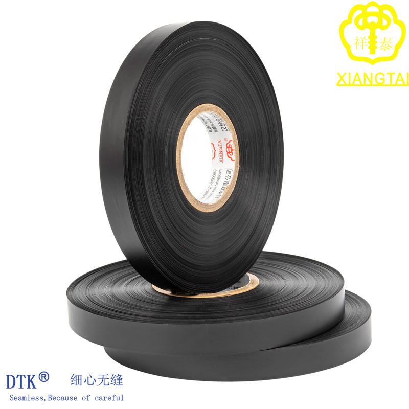 100% 纯 pu 黑色服装缝合密封胶带